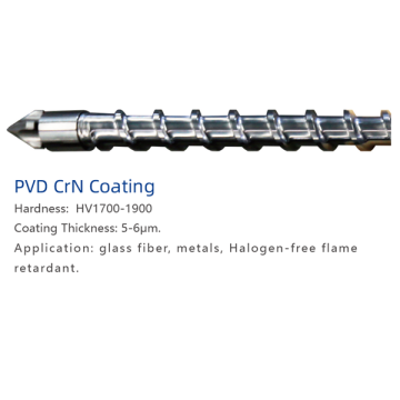 PVD CrN Coating Screw mo le Halogen Free